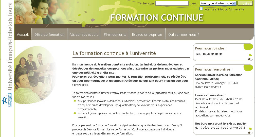 visuel site Formation Continue