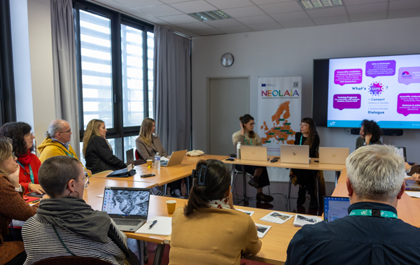 Image d'un atelier du groupe Communication