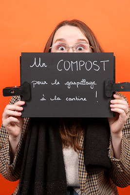 Un compost pour le gaspillage à la cantine !