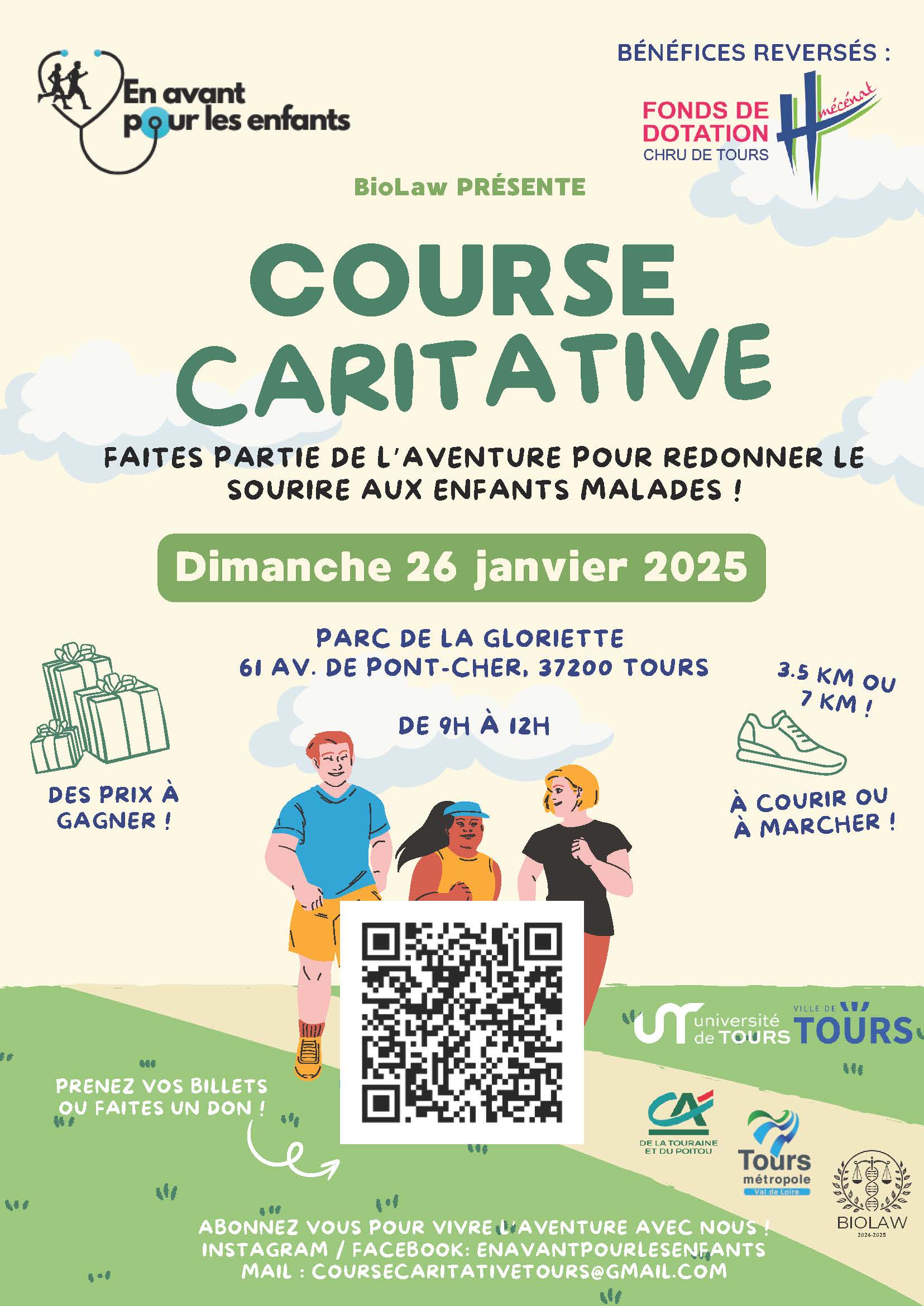 Affiche en avant pour les enfants