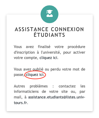 ENT Assistance etu