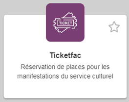 bloc ticket fac