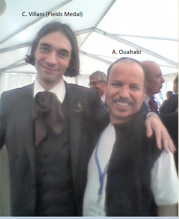 Abdeldjalil OUAHABI and Cédric VILLANI (Fields Medal)