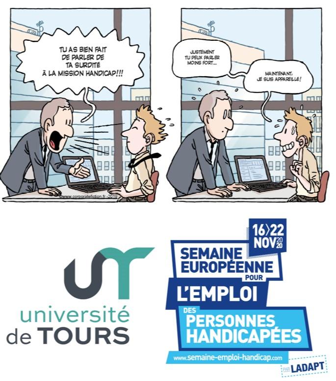 Visuel Semaine Européenne de l'emploi des personnes handicapées 2020