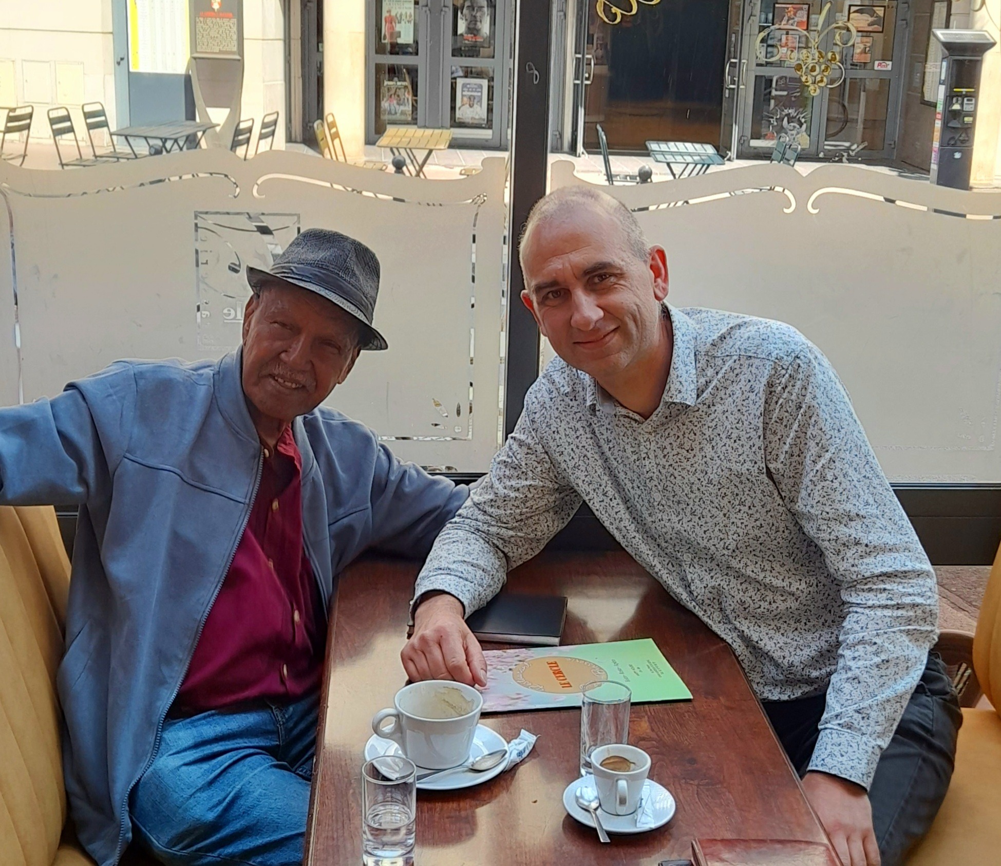 With Somali writer Nuruddin Farah. June 2025.